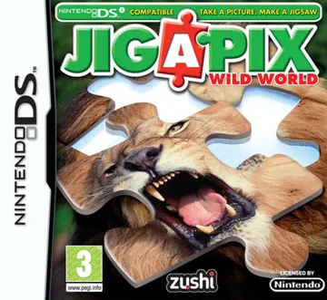 Jigapix - Wild World (USA) (En,Fr,Es) (NDSi Enhanced) box cover front